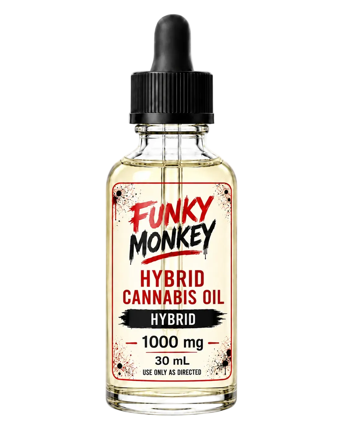 Funky Monkey Hybrid 1:1 CBD Oil 1000mg – 30mL